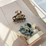 Autumn Girls Hair Clip Accessories Acetate Sheet Geometric Women Hairp