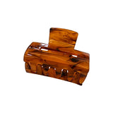 Autumn Vintage Women Hair Clip Rectangle Acrylic Hollow Out Sweet Claw Hairpins