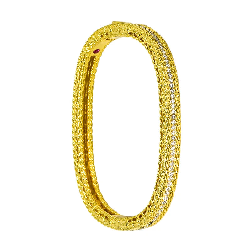 Ethiopian African Metal Bracelet Charm Stones