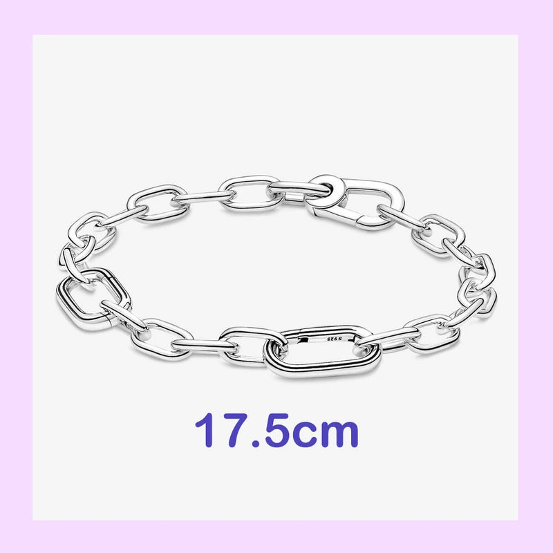 925 Silver Snake Bone Chain Bracelet for DIY Beads