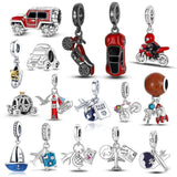 Transport Dangle Charms for Jewelry Making
