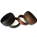 70mm Men Round DIY Wooden Bangles Bracelet Jewelry