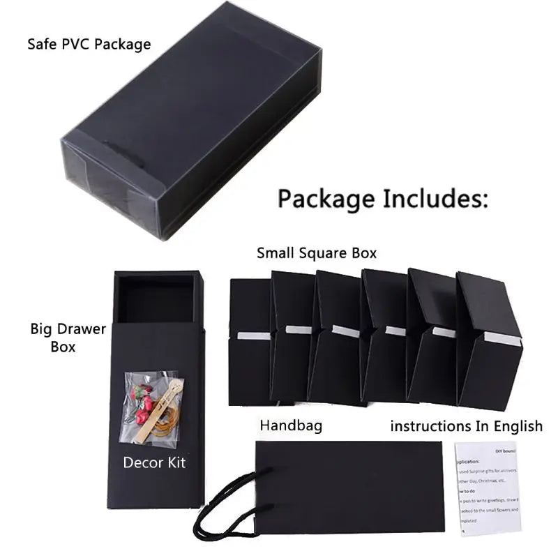 Explosion Box DIY Photo Album Scrapbook Jump Book Surprise Present