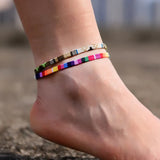 Bohemian Anklet Women Beach Jewelry Adjustable Foot Bracelet Gift