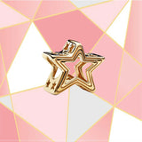 Christmas S925 Sterling Silver High Stars Charm Memorial Jewelry