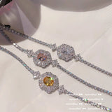 Snowflake Zircon Tennis Bracelet for Women