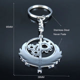 Brotherhood of Stainless Steel Fallout Keychain for Men B3000S