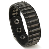 Bullet Cowhide Men's Leather Bracelet Christmas Gift