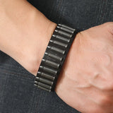 Bullet Cowhide Men's Leather Bracelet Christmas Gift