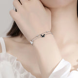 Butterfly Pendant Charm Bracelet Anklet Girl Jewelry