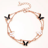 Butterfly Pendant Charm Bracelet Anklet Girl Jewelry
