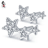 Women's 925 Silver Double Hoop Earrings