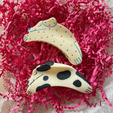 Rhinestone Dalmatian Hair Clip for Women Hair Accessories