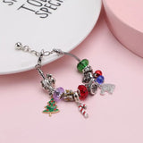 DIY Christmas Jewelry Kit 24 Pcs Girls Xmas Ornaments Beads Bracelet Necklace