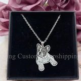 Christmas Pet Engrave Photos Keychain - Cats and Dogs Memory Jewelry