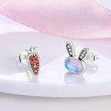 Christmas 925 Sterling Silver Water Drop Earrings