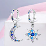 Christmas 925 Sterling Silver Water Drop Earrings