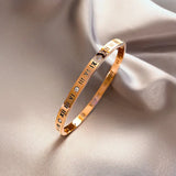 Roman Numerals Charm Bracelet for Women