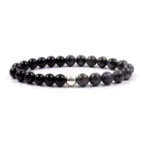 Men's Tiger Eye Stone Beaded Bracelet 8mm