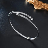 Classic Cable Bracelet Titanium Steel Bangle