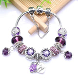 Classic Style Beads Charm Bracelet with Snake Chain for Men, Women