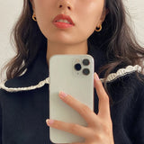 Classic Metal Hoop Earrings Gothic Party Jewelry Gift