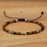 Stone & Hematite Beads Couples Bracelet