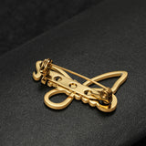 Butterfly Name Pin Brooch for Women Personalized Lapel P