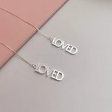 Personalized Stainless Steel Linear Threader Earrings