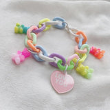 Sweet Bear Pendant Chains Bracelets for Girls