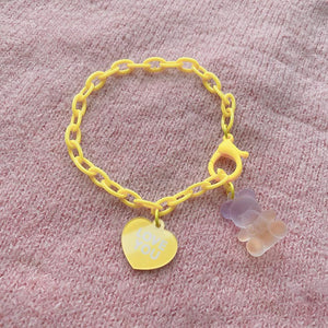 Sweet Bear Pendant Chains Bracelets for Girls