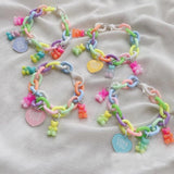 Sweet Bear Pendant Chains Bracelets for Girls