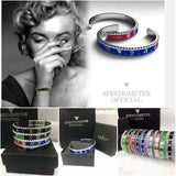 Steel Speedometer Bracelet Stainless Steel Cuff Bangle