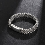 Men's Stainless Steel Bracelet Antikeel Magnet Buckle