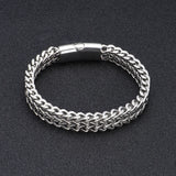 Men's Stainless Steel Bracelet Antikeel Magnet Buckle
