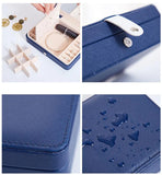 Double-Layer Velvet Jewelry Organizer Box
