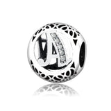 Sterling Silver Letter Charm Bracelet DIY Jewelry Making