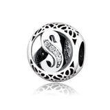 Sterling Silver Letter Charm Bracelet DIY Jewelry Making