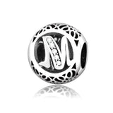 Sterling Silver Letter Charm Bracelet DIY Jewelry Making