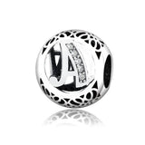 Sterling Silver Letter Charm Bracelet DIY Jewelry Making