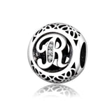 Sterling Silver Letter Charm Bracelet DIY Jewelry Making