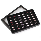 Earrings & Ring Display Holder 36 Slots Jewelry Storage Case