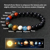 8 Planets Bead Bracelet Universe Chakra Bracelet Men Women