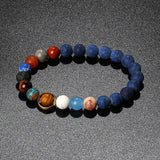 8 Planets Bead Bracelet Universe Chakra Bracelet Men Women