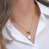 Baroque Pearl Pendant Necklace Women