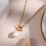 Baroque Pearl Pendant Necklace Women