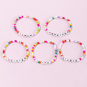 Colorful Rice Bead Bracelets for Women, Summer Jewelry
