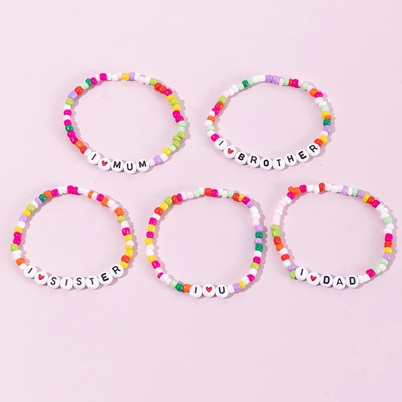 Colorful Rice Bead Bracelets for Women, Summer Jewelry
