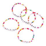 Colorful Rice Bead Bracelets for Women, Summer Jewelry