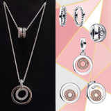 Sterling Silver CZ Logo Collection Women's Jewelry